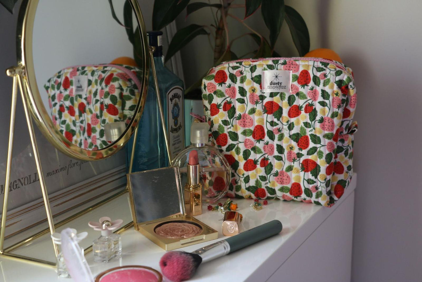 Strawberry Fields Large Boxy Toiletry Bag (limited) [in stock]